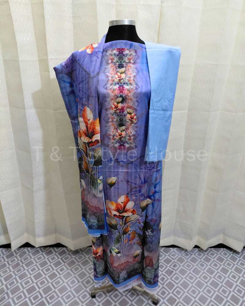 জমজম আনস্ট্রিস থ্রি-পিস - Image 4