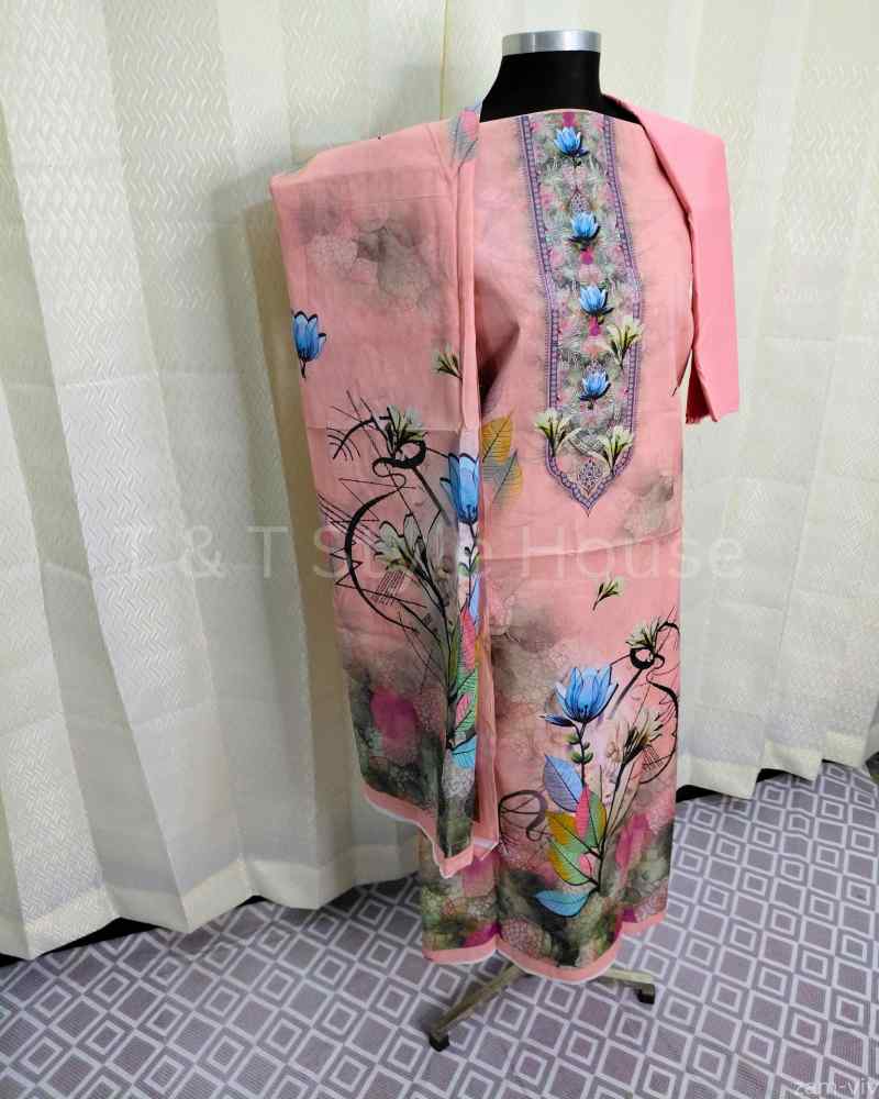 জমজম আনস্ট্রিস থ্রি-পিস - Image 4
