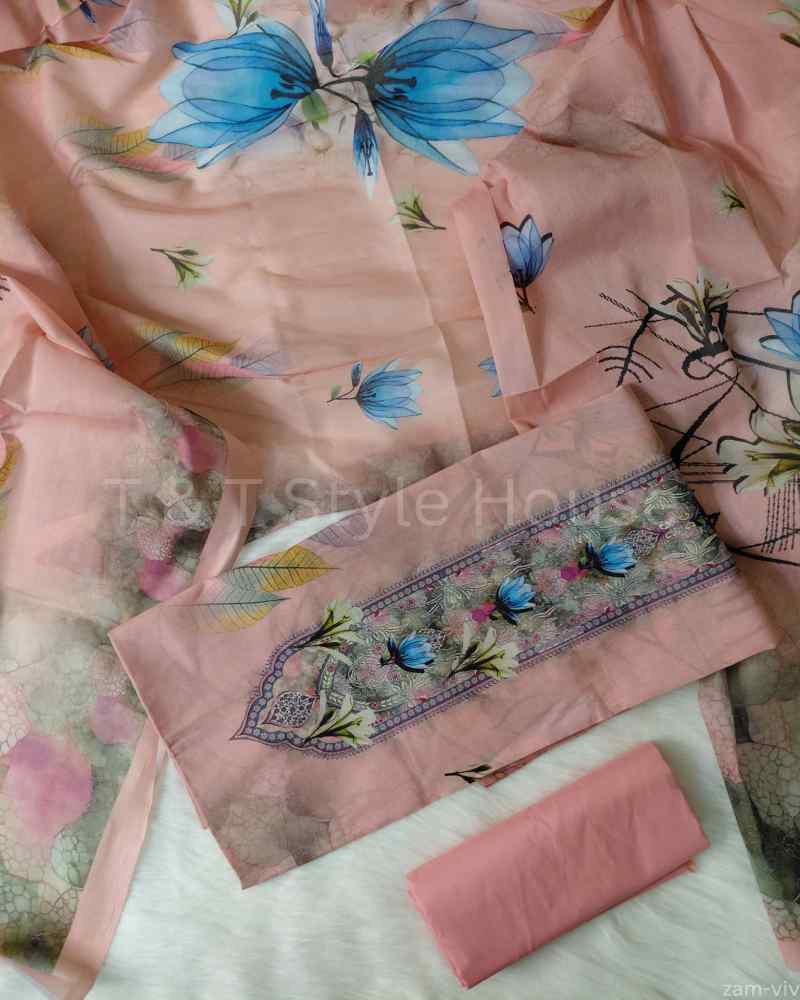 জমজম আনস্ট্রিস থ্রি-পিস - Image 2