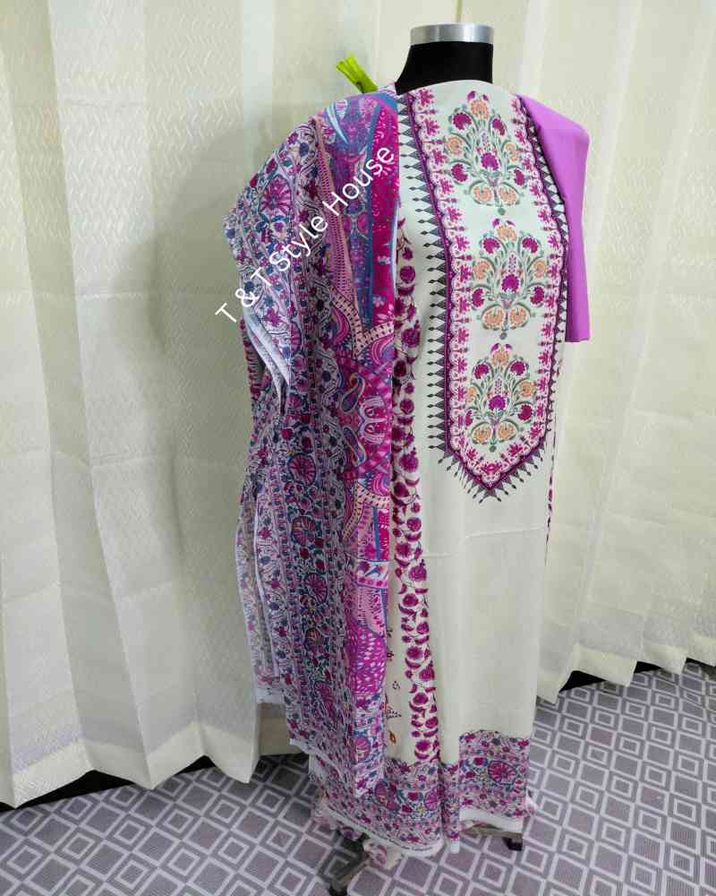 জমজম আনস্ট্রিস থ্রি-পিস - Image 4