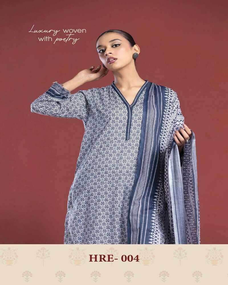 Gul-o-Murgh || HRE-004 (Unstitch থ্রি-পিস) - Image 3