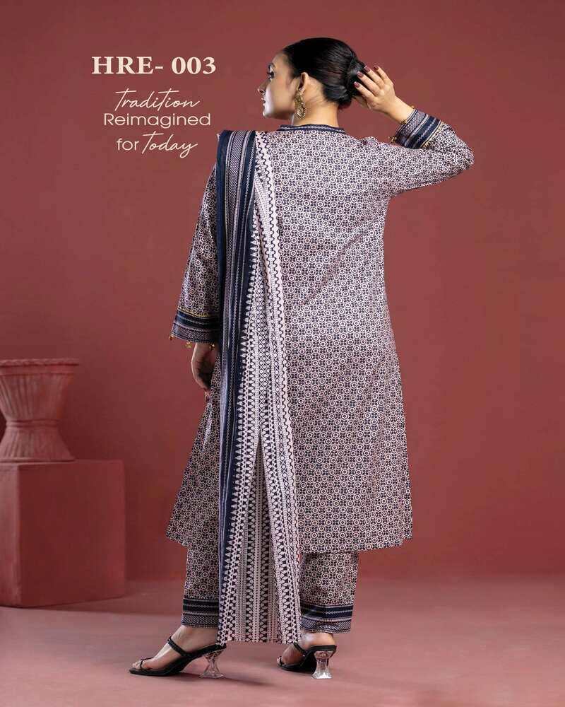Gul-o-Murgh || HRE-003 (Unstitch থ্রি-পিস) - Image 2