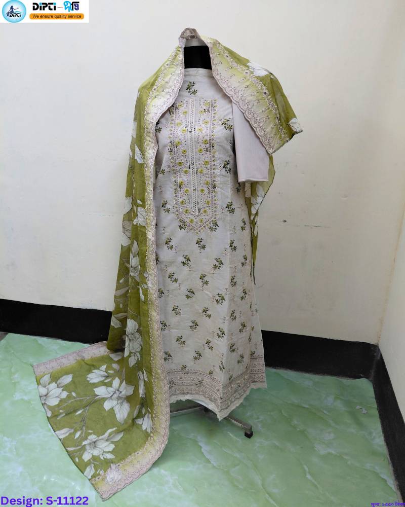 Dipti Sequins Embroidered 3 Piece (S-11122) - Image 3